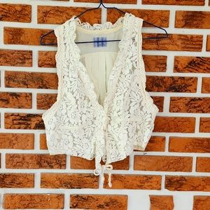 Lace vest